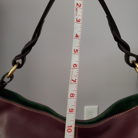 Dooney & Bourke Florentine Twist Sac in Plum - Picture 14 of 14
